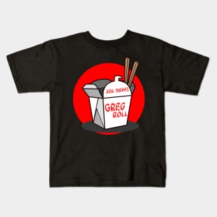 GREG ROLL TAKEOUT BOX T-SHIRT Kids T-Shirt